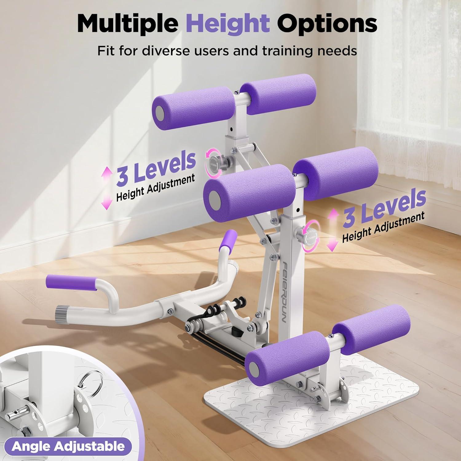 imageProfessional Deep Squat Exercise Machine Adjustable Glutes Trainer for Home Gym Fitness Equipment for Lower Body Workouts