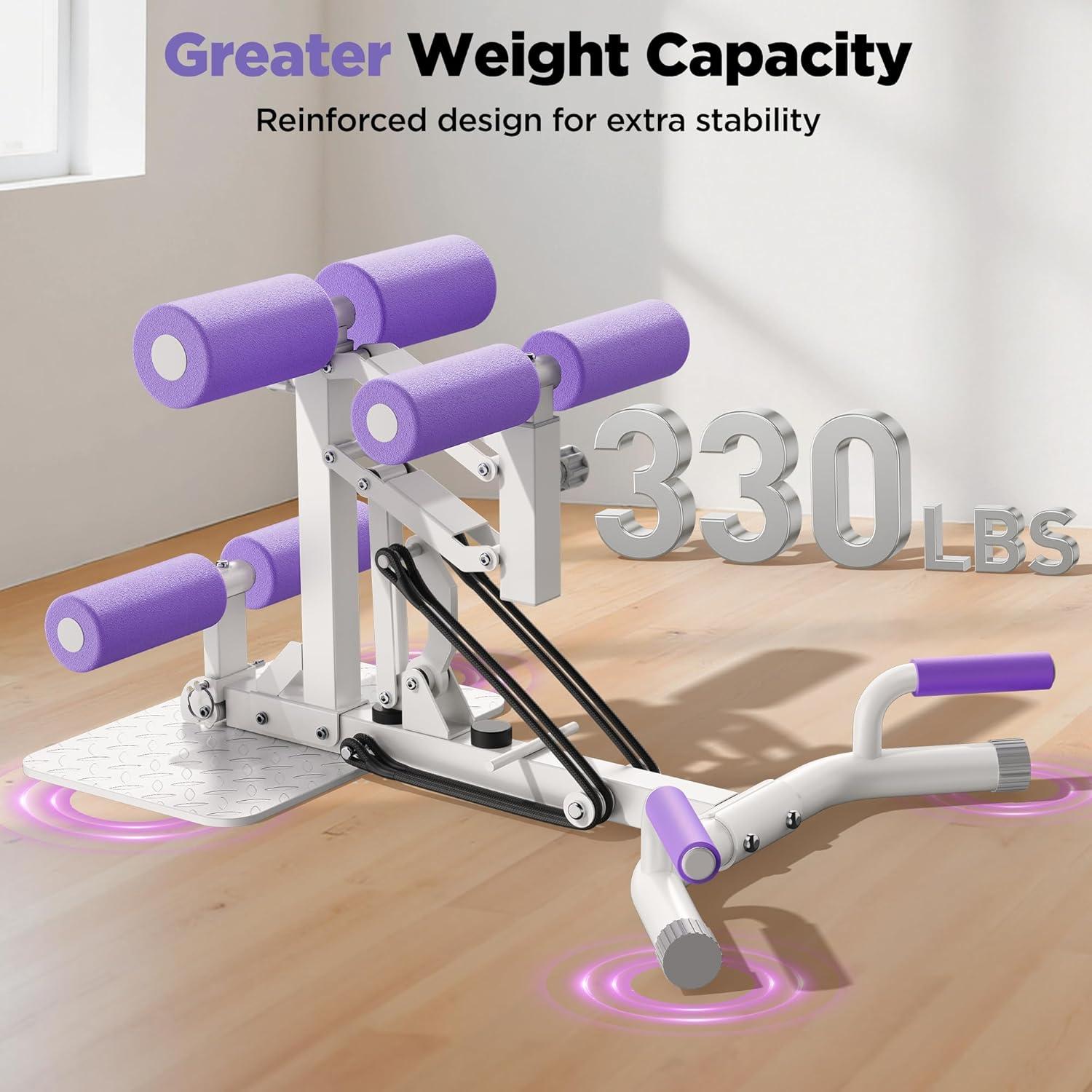 imageProfessional Deep Squat Exercise Machine Adjustable Glutes Trainer for Home Gym Fitness Equipment for Lower Body Workouts