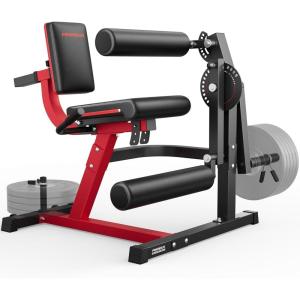 FEIERDUN 4-in-1 Adjustable Leg Extension Curl Machine – 700lbs Capacity Leg Extension Machine for Lower Body Workouts – Adjustable Leg Curl Machine, Home Gym Equipment(Bright Red)